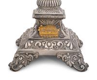 A French Baroque-Style Silver and Vermeil Monstrance