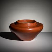 James Ebelacker (Santa Clara, b. 1959) — Redware Pottery Jar