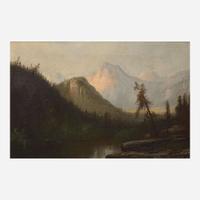 Henry Arthur Elkins (American, 1847-1884) Mountain Landscape