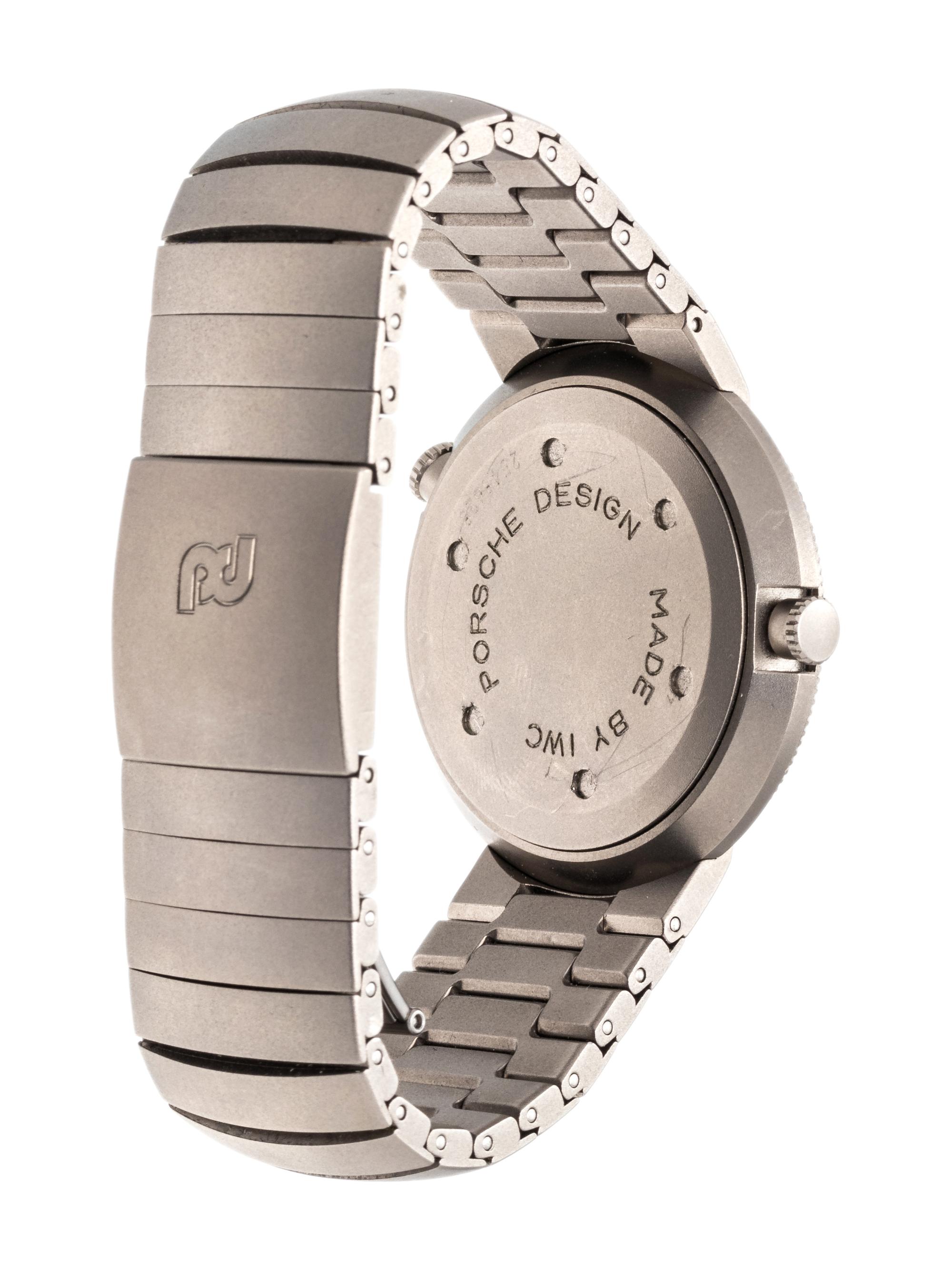 PORSCHE DESIGN BY IWC, TITANIUM REF. 3821/3822 'WORLD TIMER ALARM' WRISTWATCH