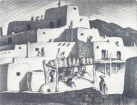 Gene Kloss 5 1/2 x 7 inches — (American, 1903-1996)