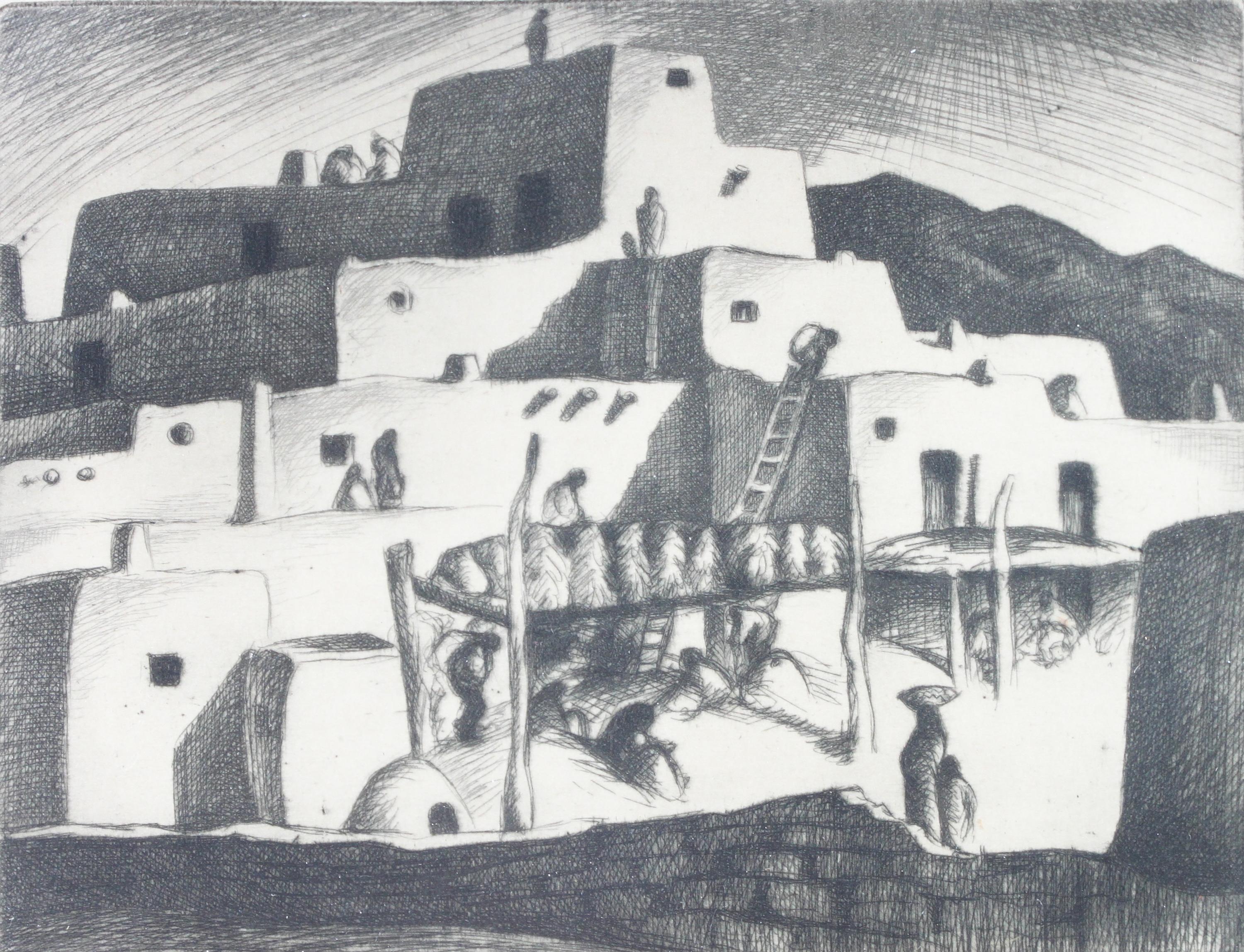 Gene Kloss 5 1/2 x 7 inches — (American, 1903-1996)