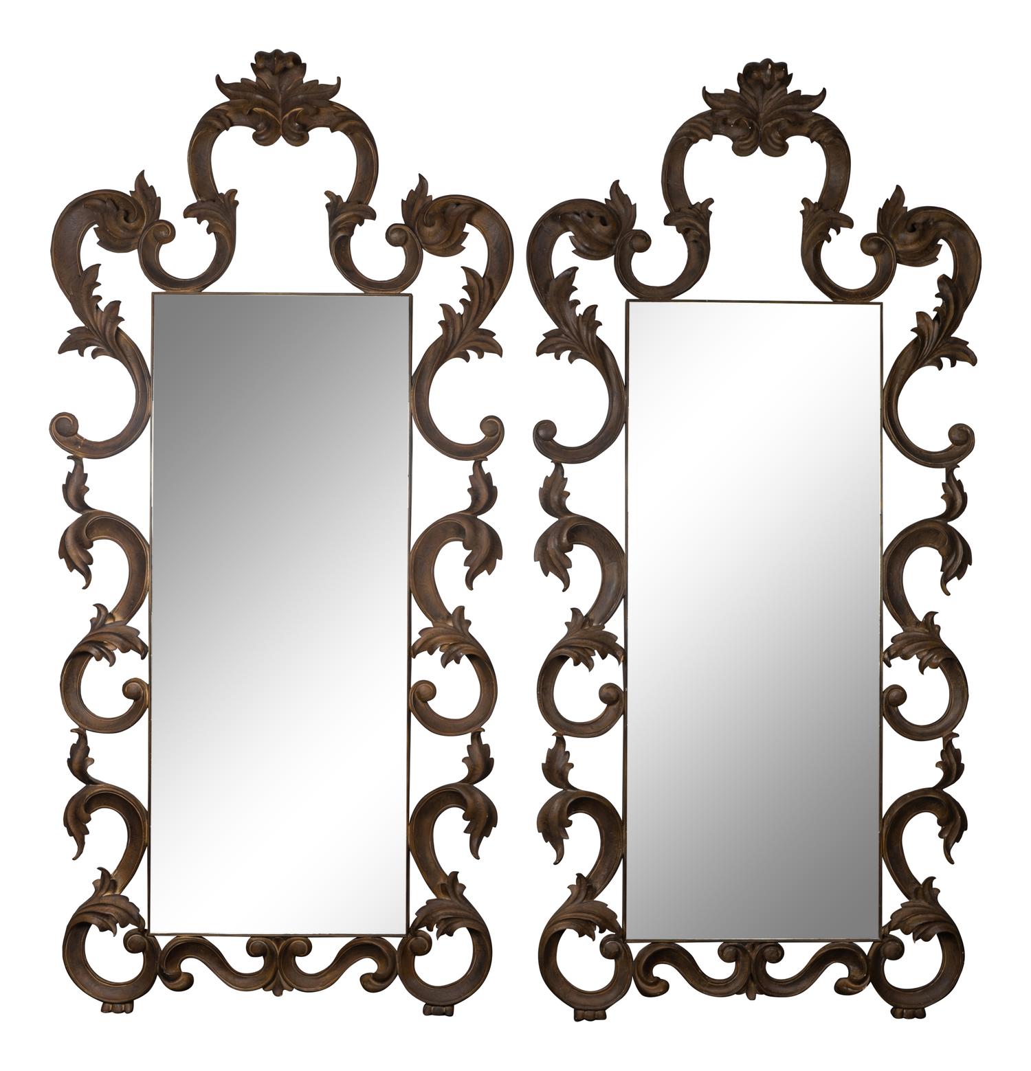 A Pair of Christopher Guy Rococo Style Mirrors