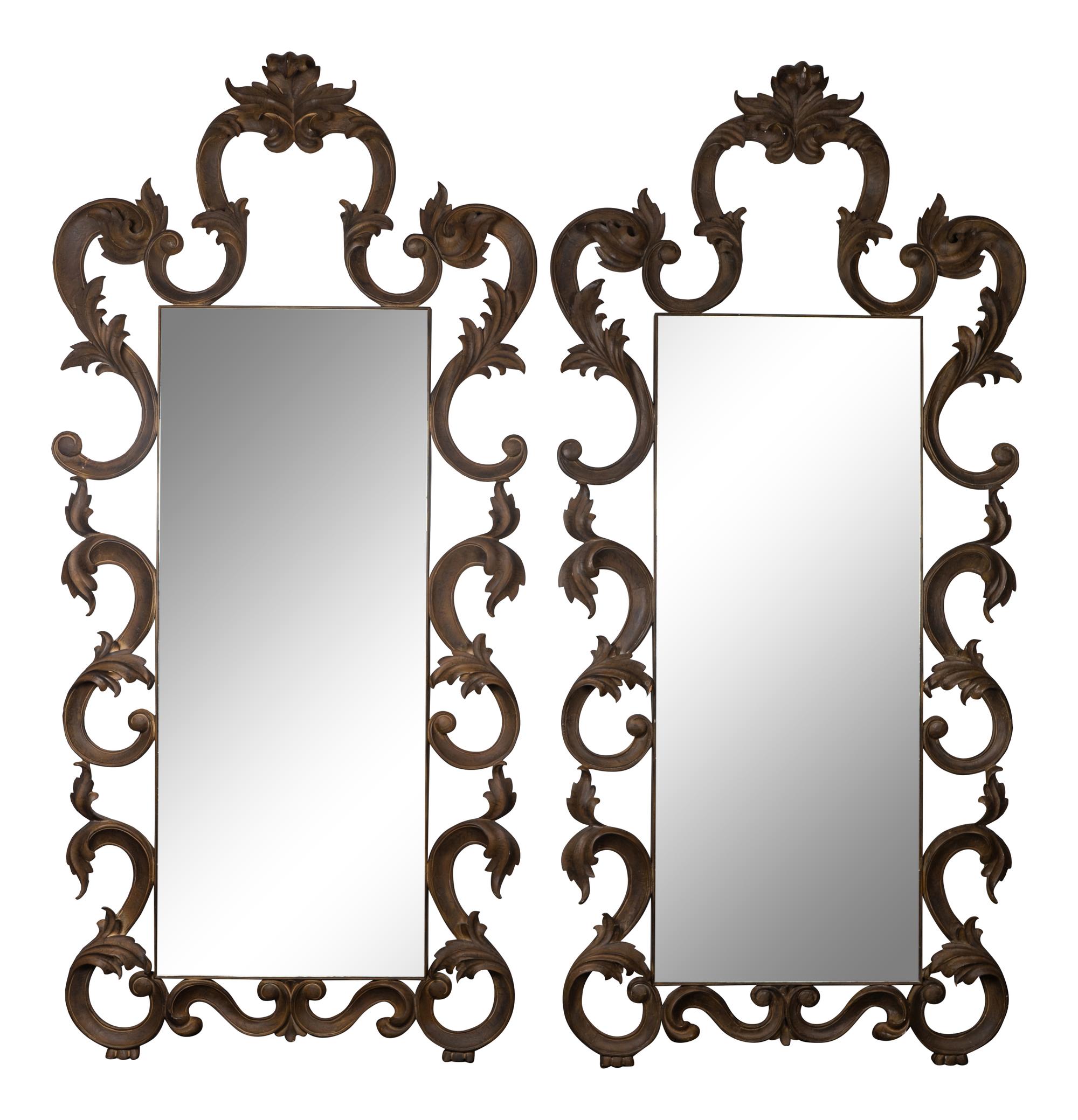 A Pair of Christopher Guy Rococo Style Mirrors