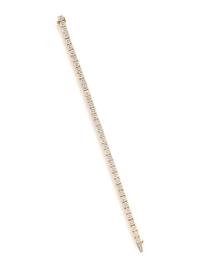 YELLOW GOLD AND DIAMOND BRACELET