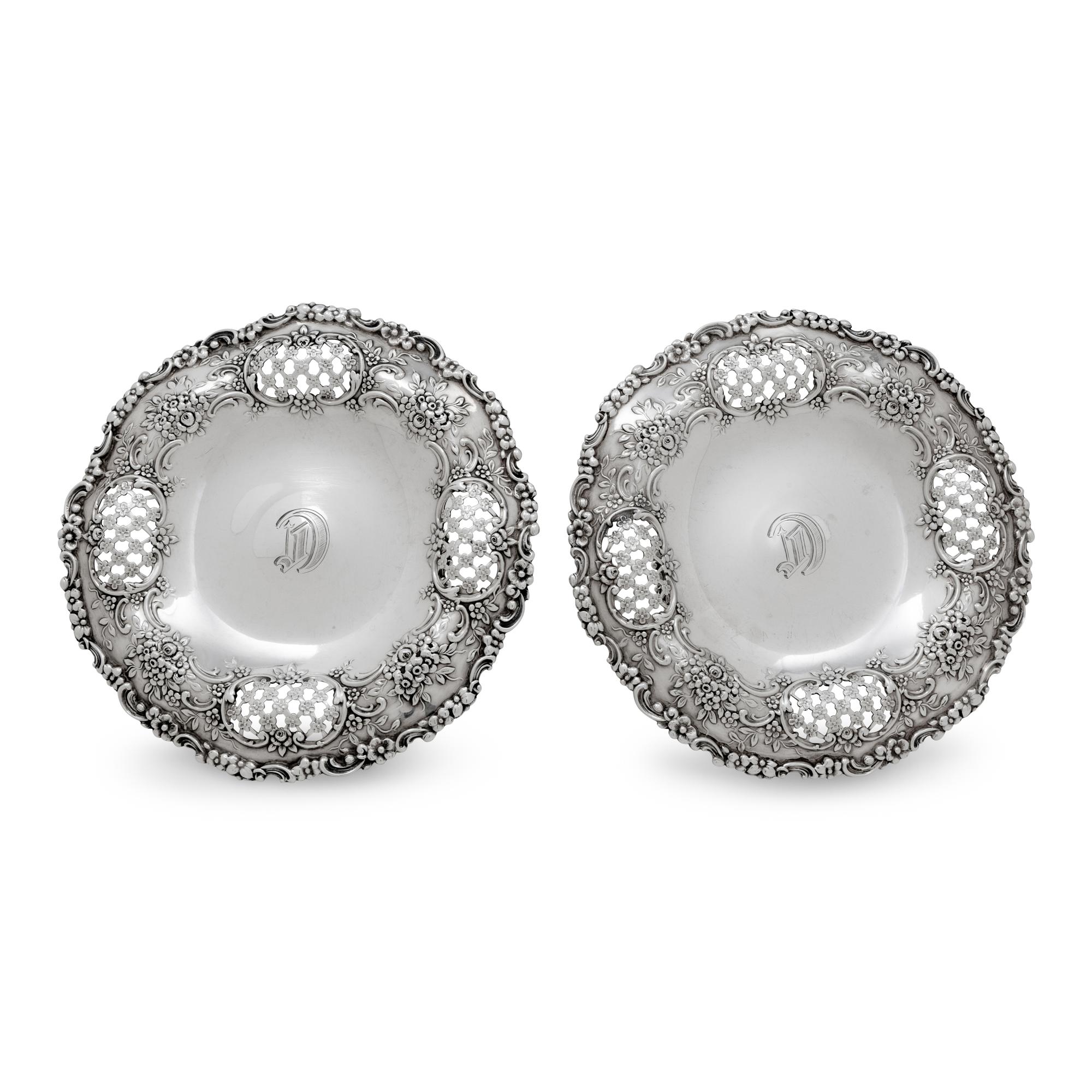 A Pair of Tiffany and Co. Silver Tazze