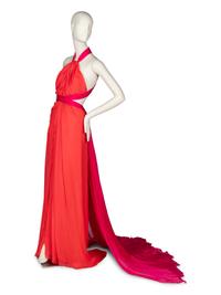 BRANDON MAXWELL CHIFFON GOWN