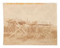 [NATIVE AMERICANS]. [JACKSON, W. H. (1843-1942), photographer]. 2 Mountain Crow photographs.
