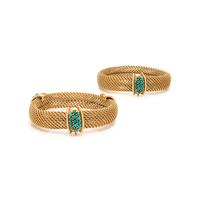 Yellow Gold and Turquoise Convertible Necklace