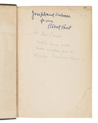 FROST, Robert (1874-1963). Mountain Interval. New York: Henry Holt & Company, 1916.