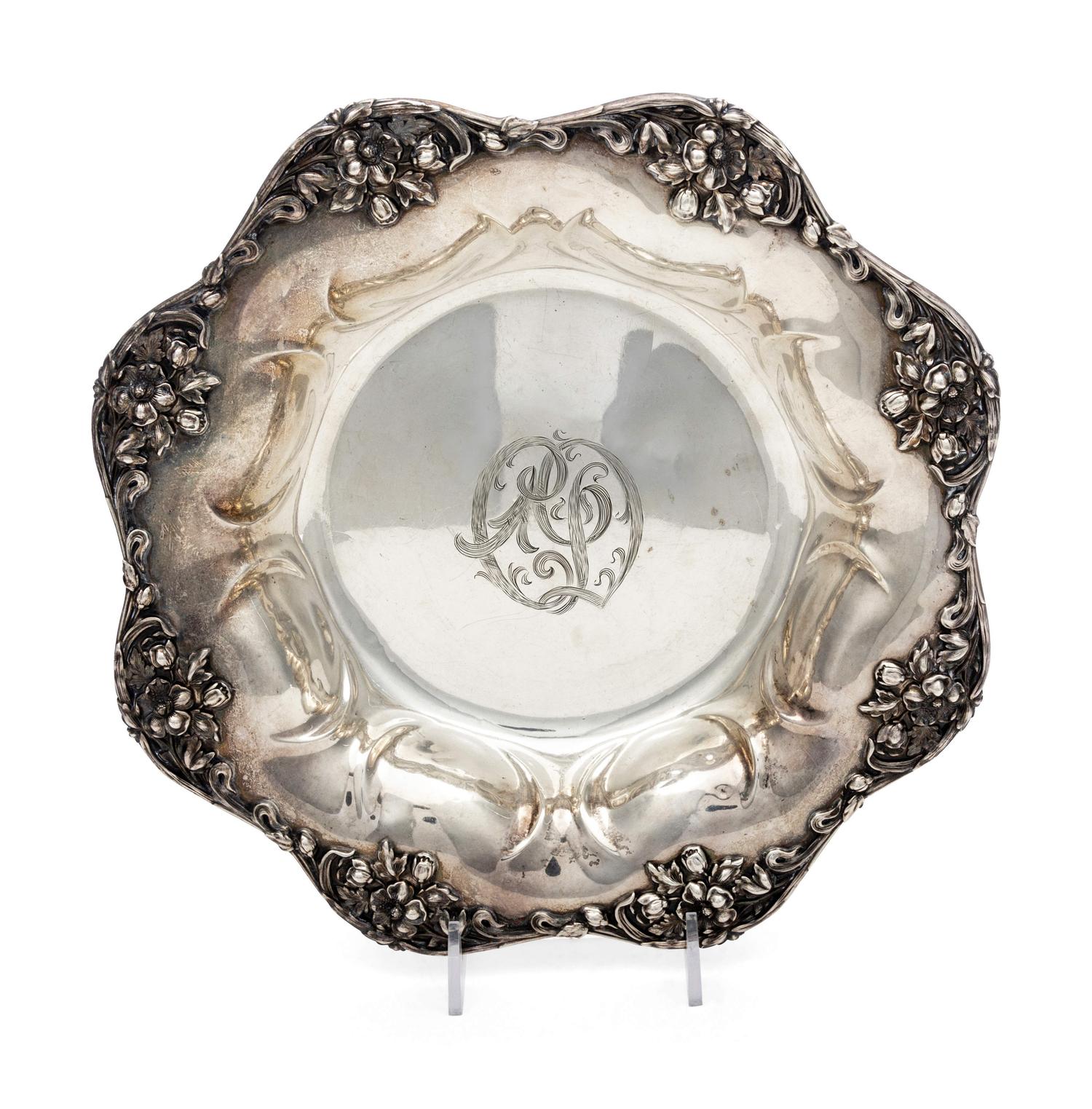 An American Silver Serving Dish