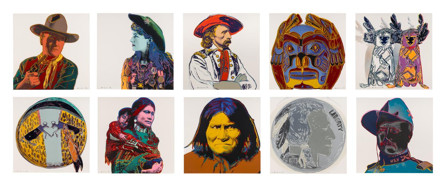 Cowboys and Indians (the complete portfolio of ten), 1986