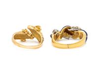 COLLECTION OF YELLOW GOLD RINGS