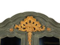 A French or Italian Painted Vitrine Cabinet