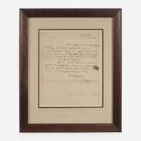 [Americana] Key, Francis Scott Autograph Letter, signed