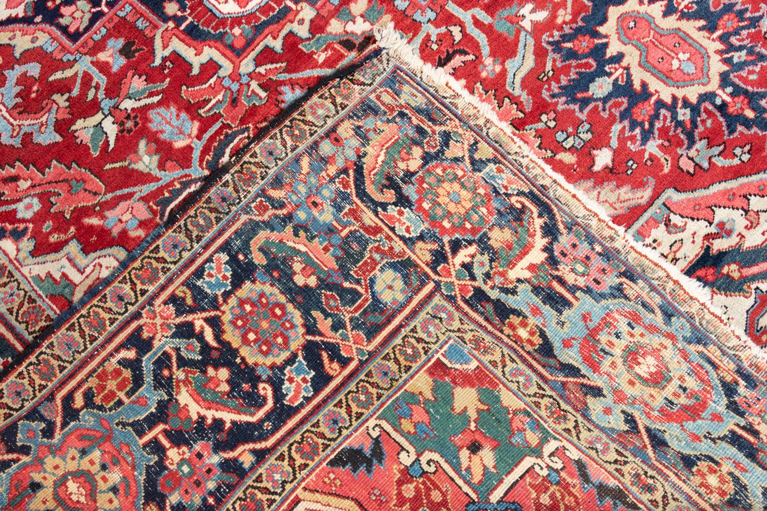 A Heriz Wool Rug