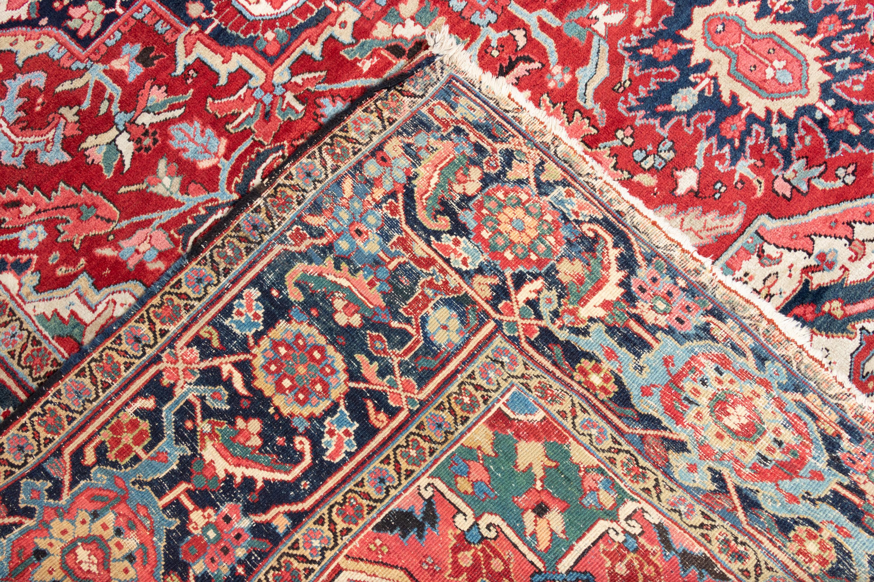 A Heriz Wool Rug
