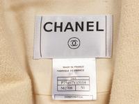 Chanel, Chevron-Trim Tweed Coat