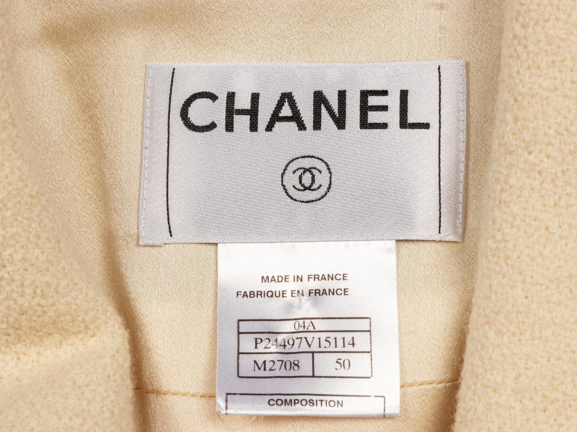Chanel, Chevron-Trim Tweed Coat