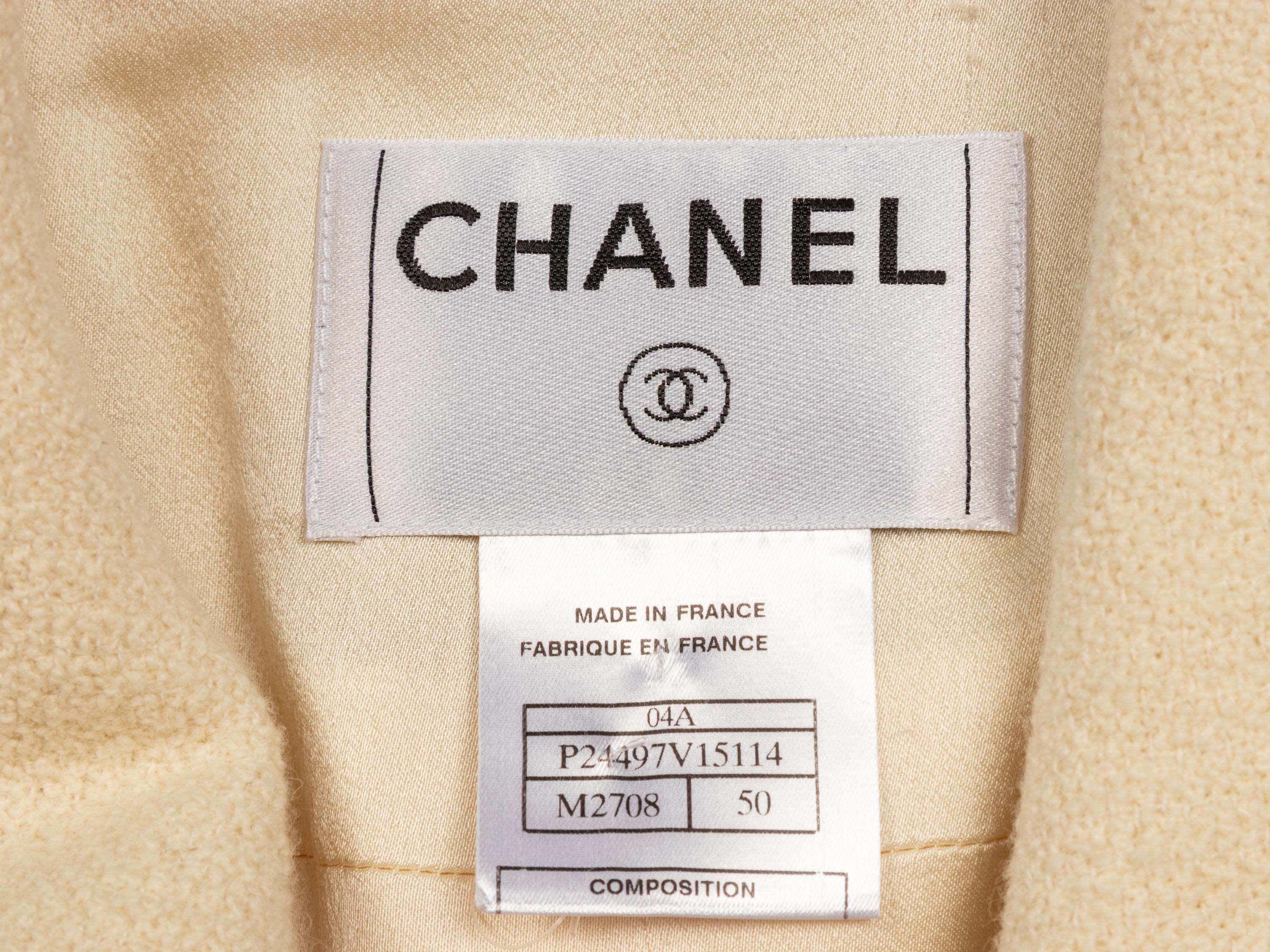 Chanel, Chevron-Trim Tweed Coat