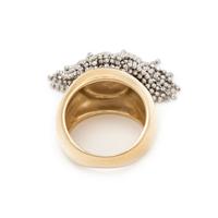 BICOLOR GOLD FRINGE RING