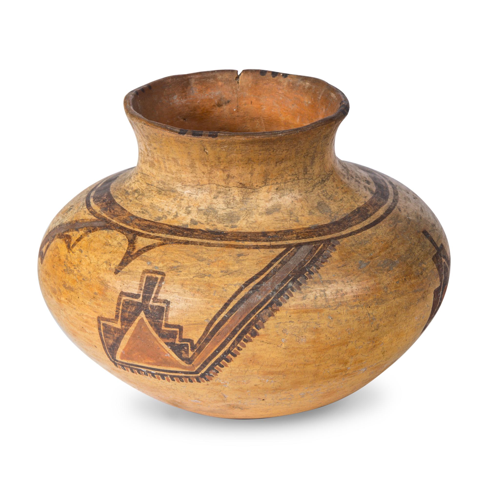 Hopi Polychrome Pottery Jar