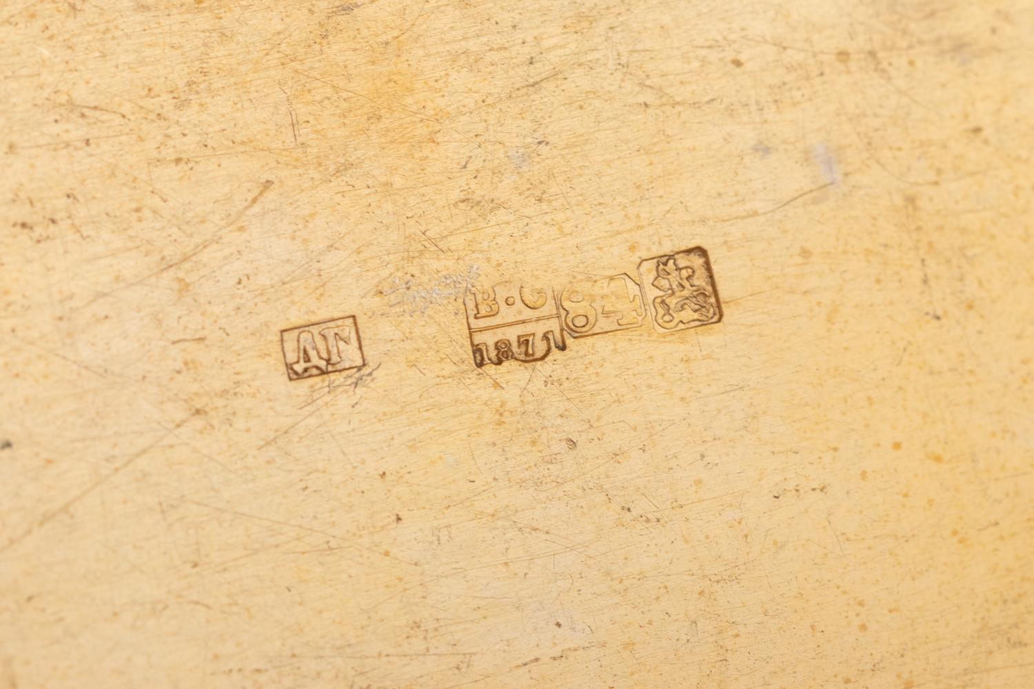 A Large Russian Silver-Gilt Trompe l'Oeil Cigar Box