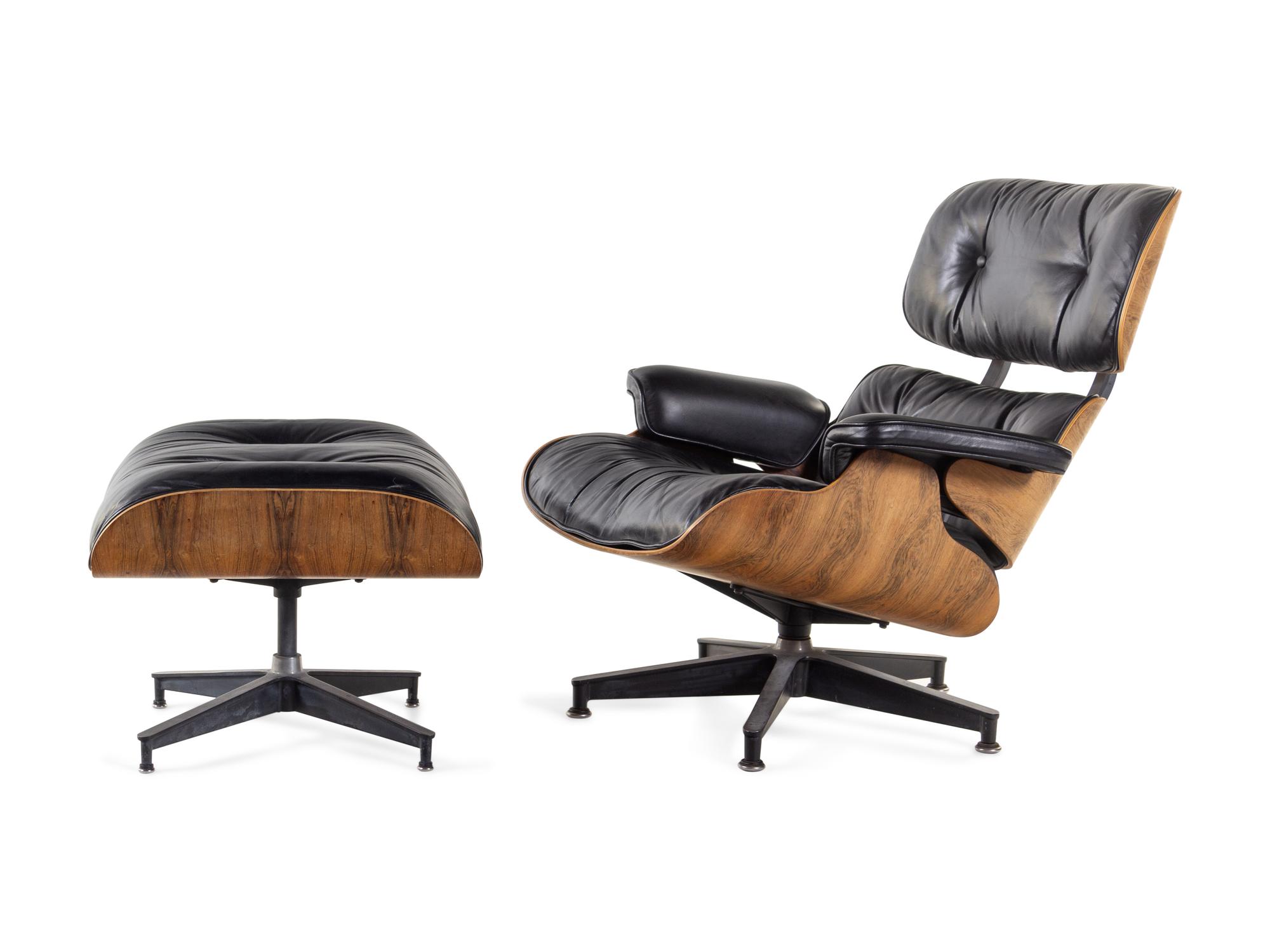Lounge Chair and Ottoman, model 670 and model 671, Herman Miller, USA