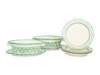 A Set of English Pearlware Articles — 19TH CENTURY