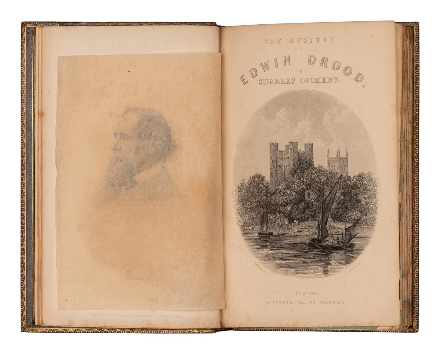 DICKENS, Charles (1812-1870). The Mystery Of Edwin Drood . London: Chapman and Hall, April-September 1870.