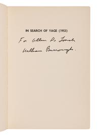 GINSBERG, Allen (1926-1997) and William BURROUGHS (1914-1997). The Yage Letters . San Francisco: City Lights Books, 1963.