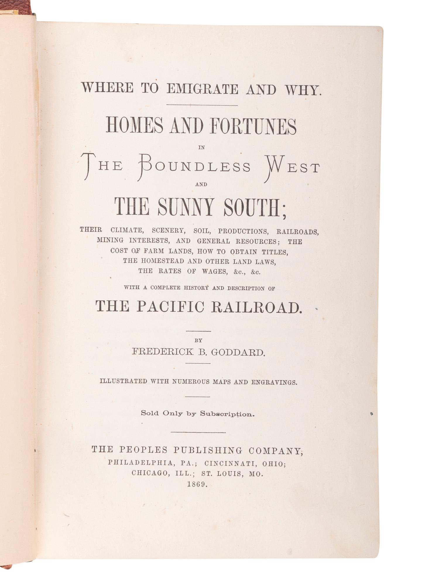 [WESTWARD EXPANSION]. A large group of works related to Westward expansion and exploration.