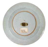 A Pair of Chinese Export Style Porcelain Plates with Stands