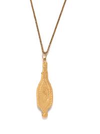 ANTIQUE, YELLOW GOLD LORGNETTE LONGCHAIN NECKLACE