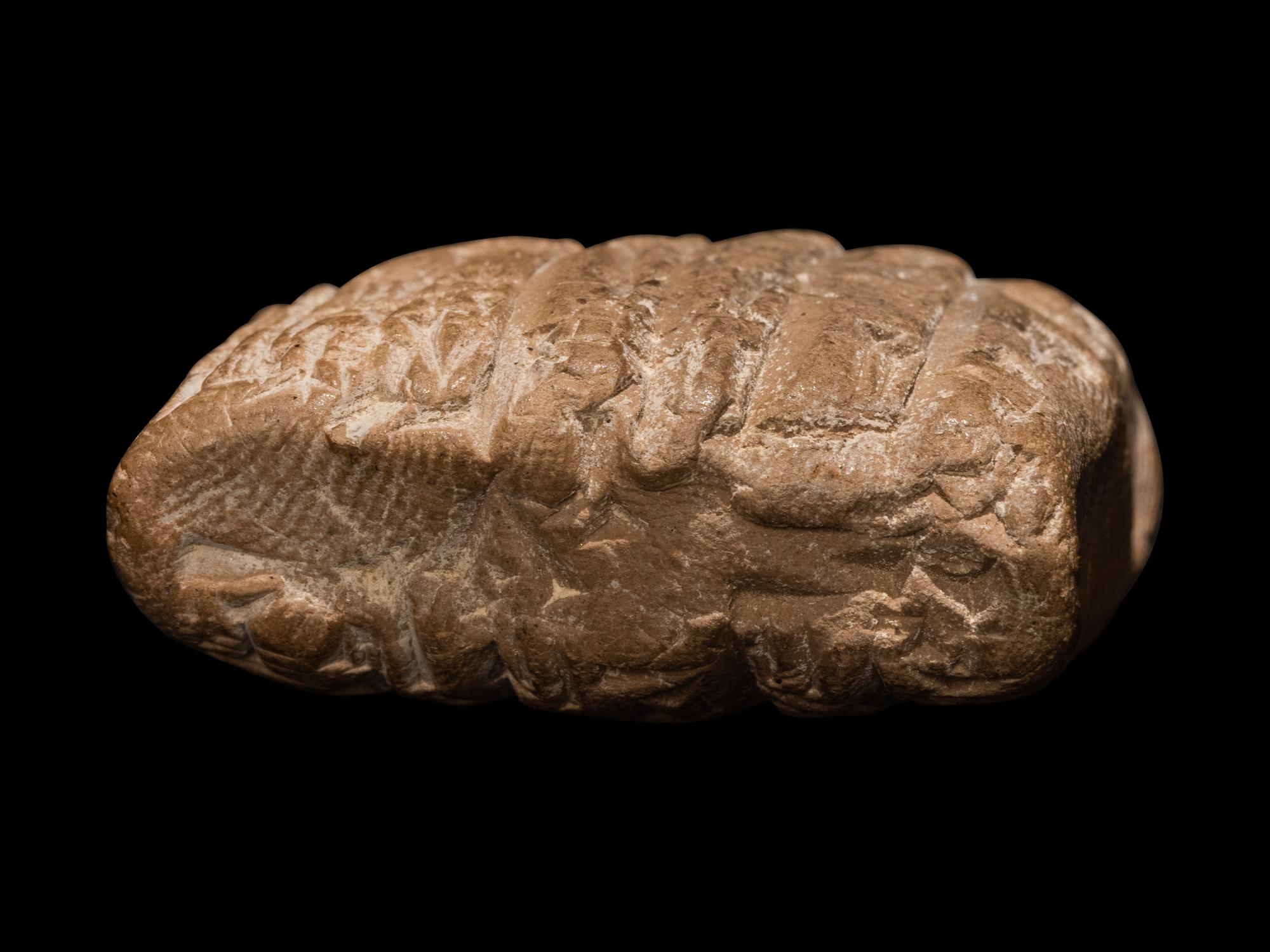 Two Sumerian Clay Cuneiform Tablets