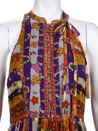 Two Printed Dresses: One Diane von Furstenberg and One Hanae Mori
