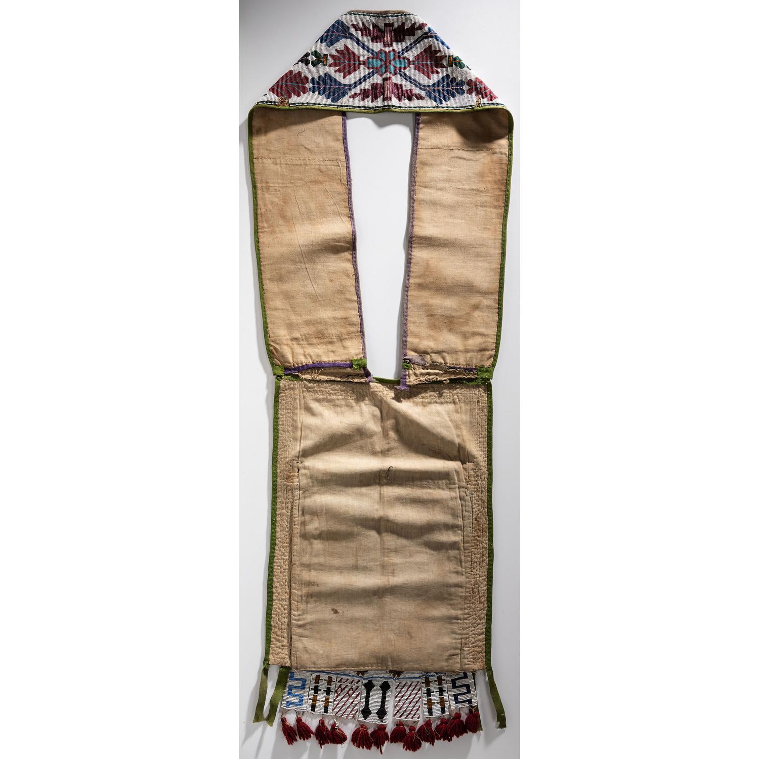 Potawatomi Loom-Beaded Bandolier Bag