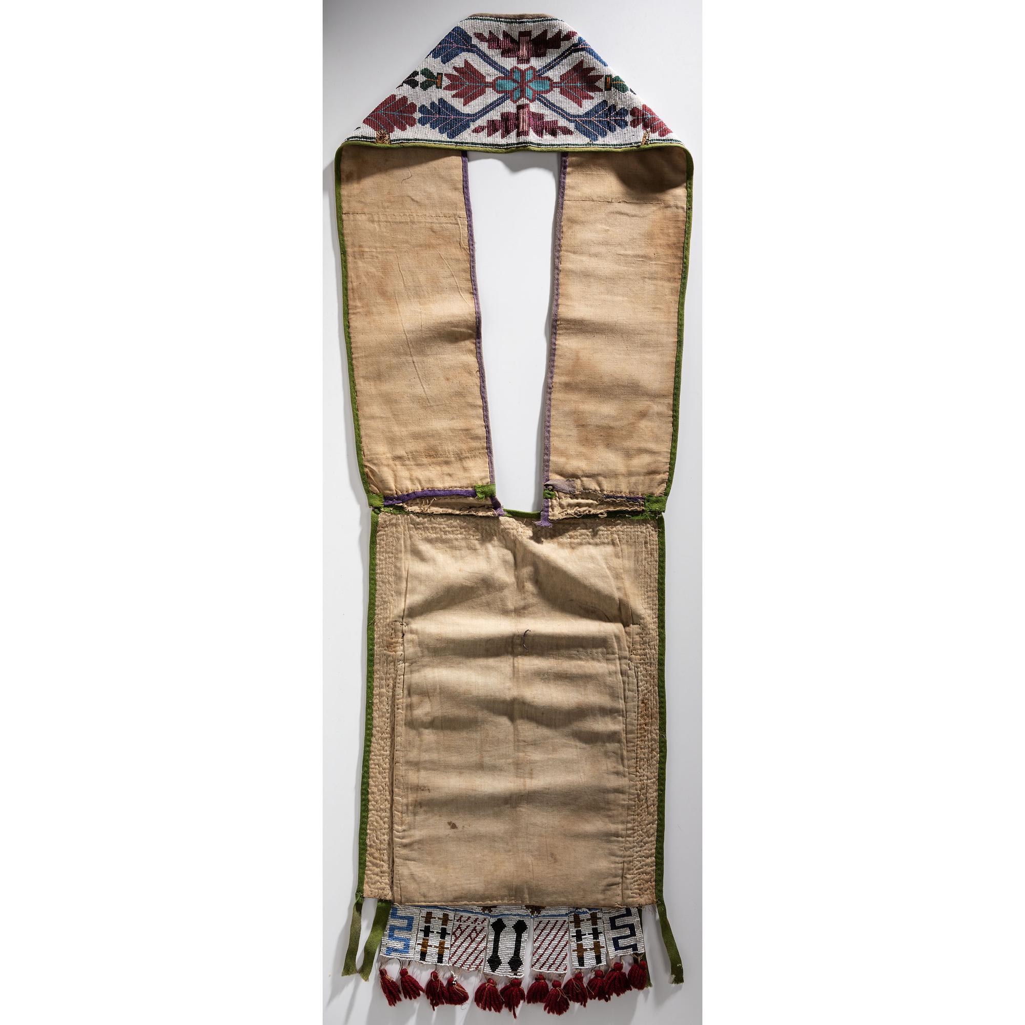 Potawatomi Loom-Beaded Bandolier Bag