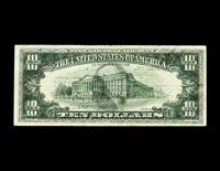 [ERROR] A Series 1969 $10 Federal Reserve Note Offset Printing Front-To-Back Error