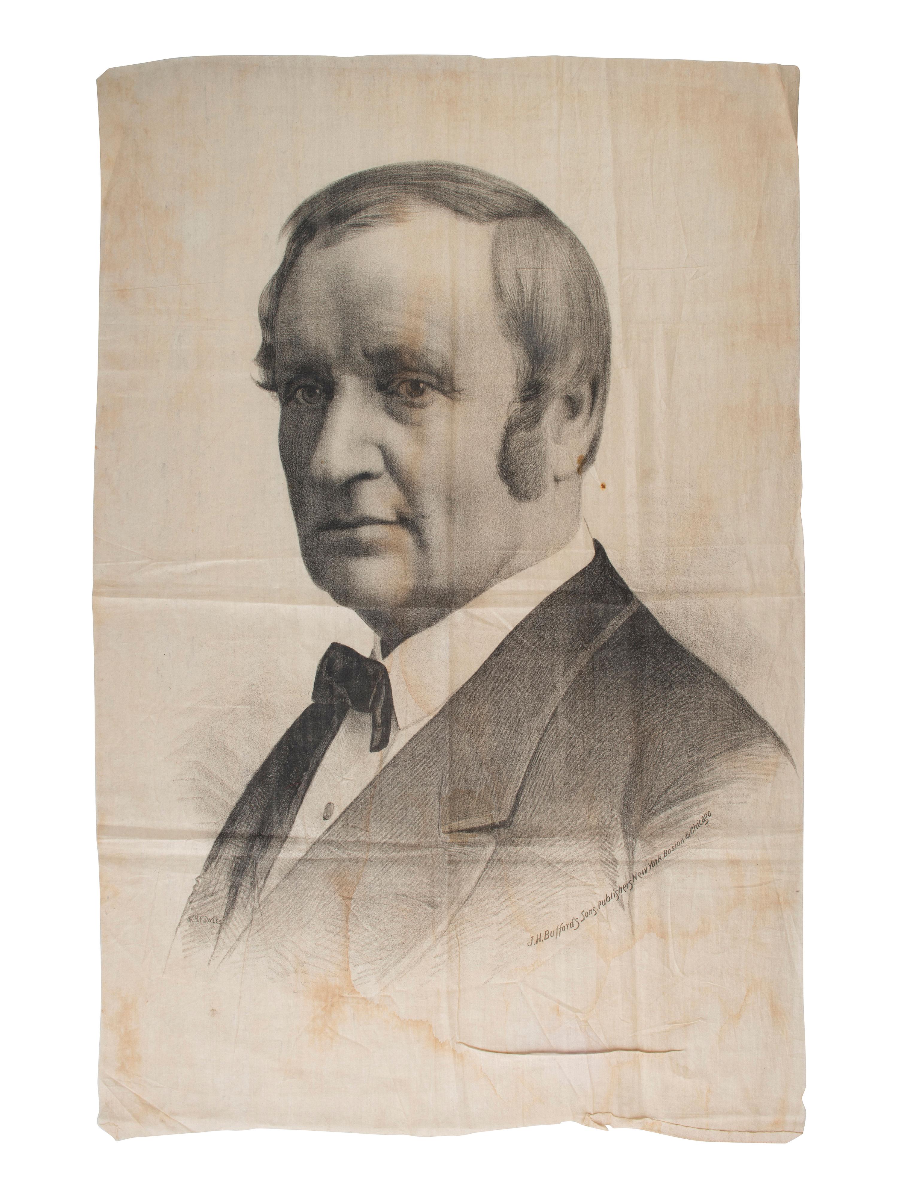 [1888 and 1892 ELECTION]. A group of ephemera related from the 1888 presidential campaigns of Benjamin Harrison and Grover Cleveland, comprising: