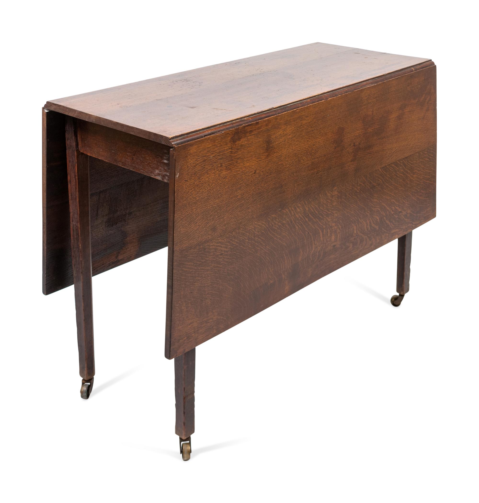 A George III Oak Drop-Leaf Table