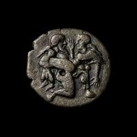 [ANCIENTS] THRACIAN ISLANDS. Thasos (c. 510-490 BC). Ar Drachm. (5.6 g, 19mm)