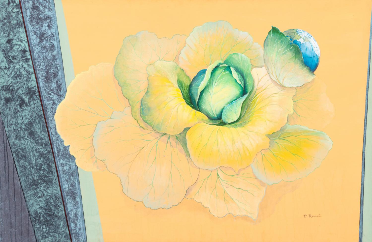 Philip Standish Read, Rose, oil on canvas