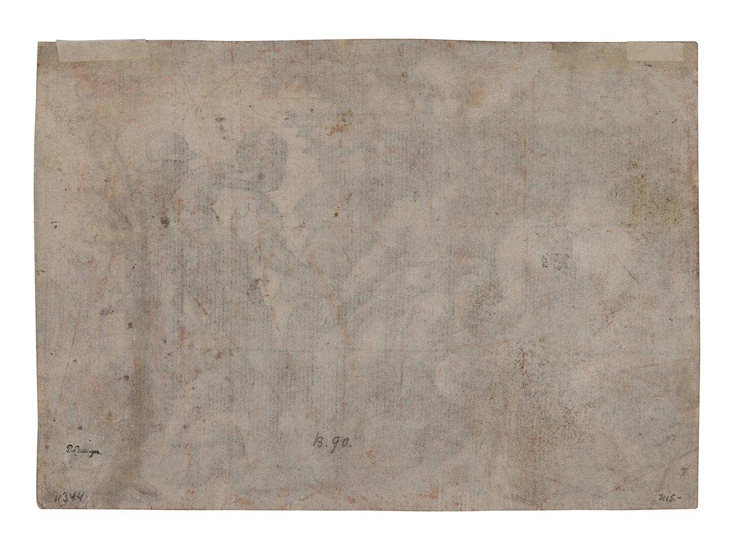 Three Soldiers and the Dog (together with three old master engravings)