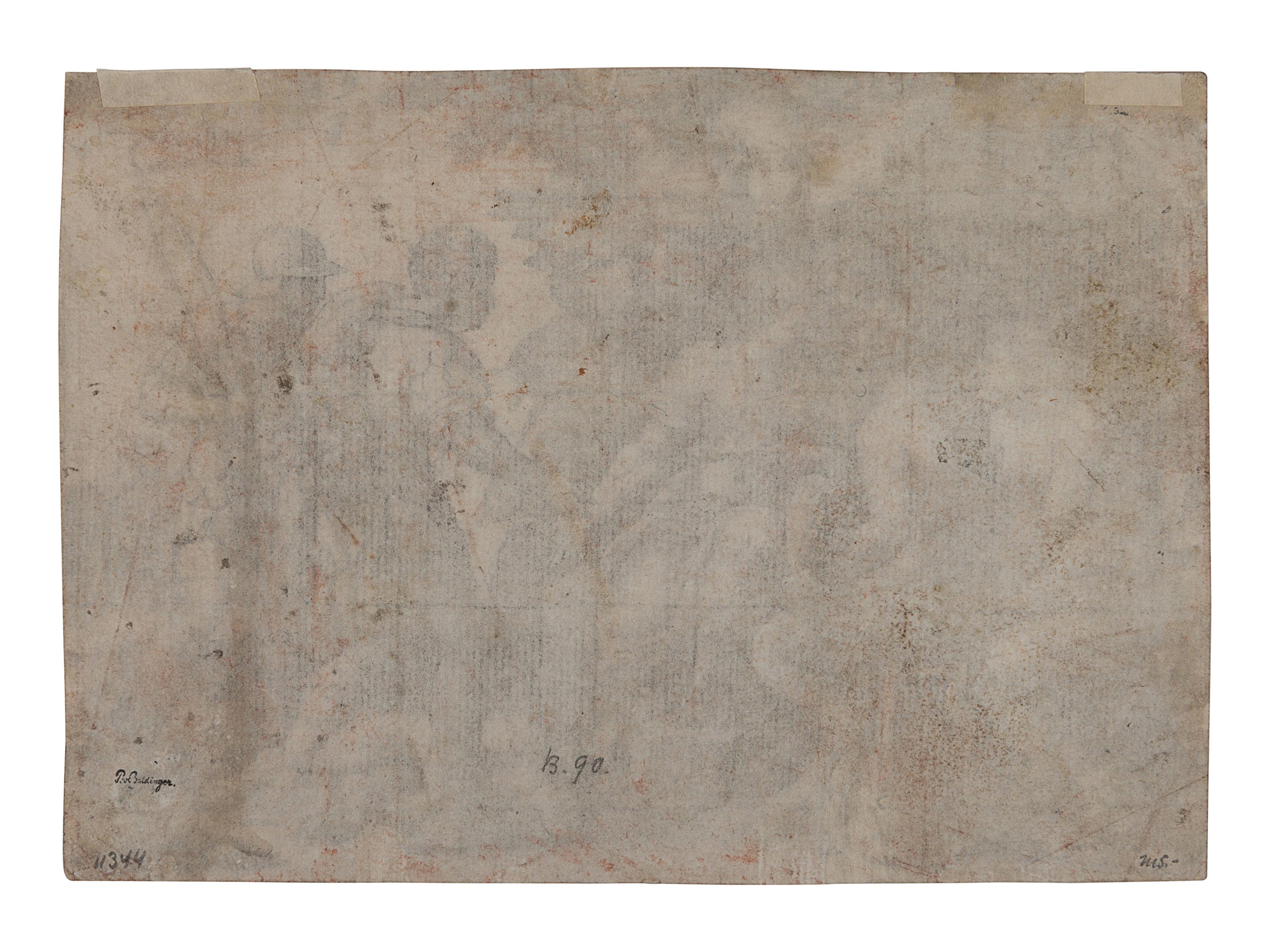 Three Soldiers and the Dog (together with three old master engravings)
