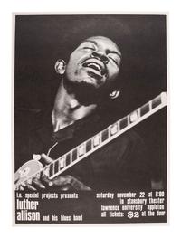 [AFRICAN AMERICANA - MUSIC]. A group of 5 posters promoting blues acts and festivals, incl. Ann Arbor 1970 Blues Festival.