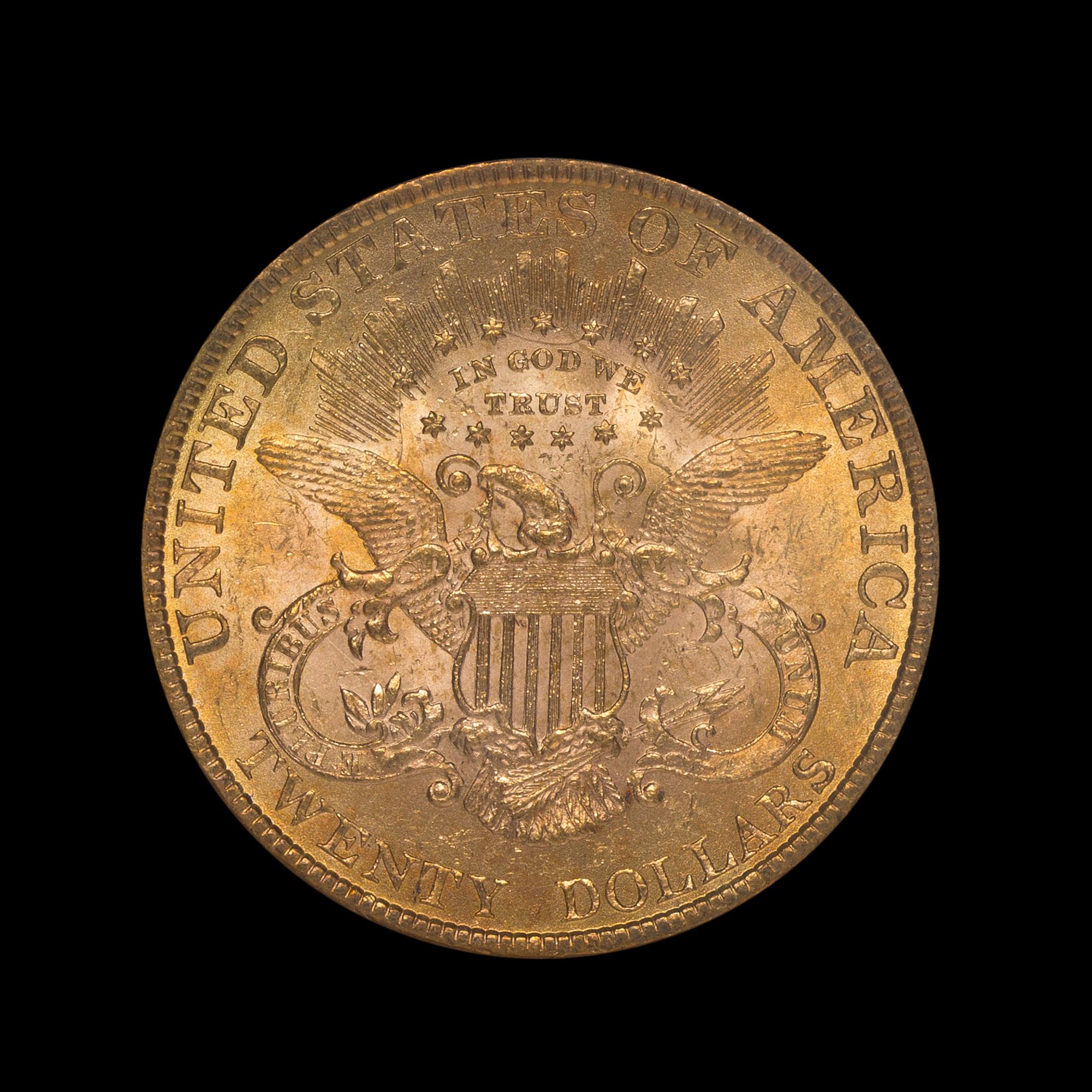 A United States 1889 Liberty Head $20 Gold Coin