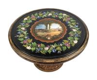 An Italian Micro Mosaic Marble Top Coffee Table — 19TH CENTURY