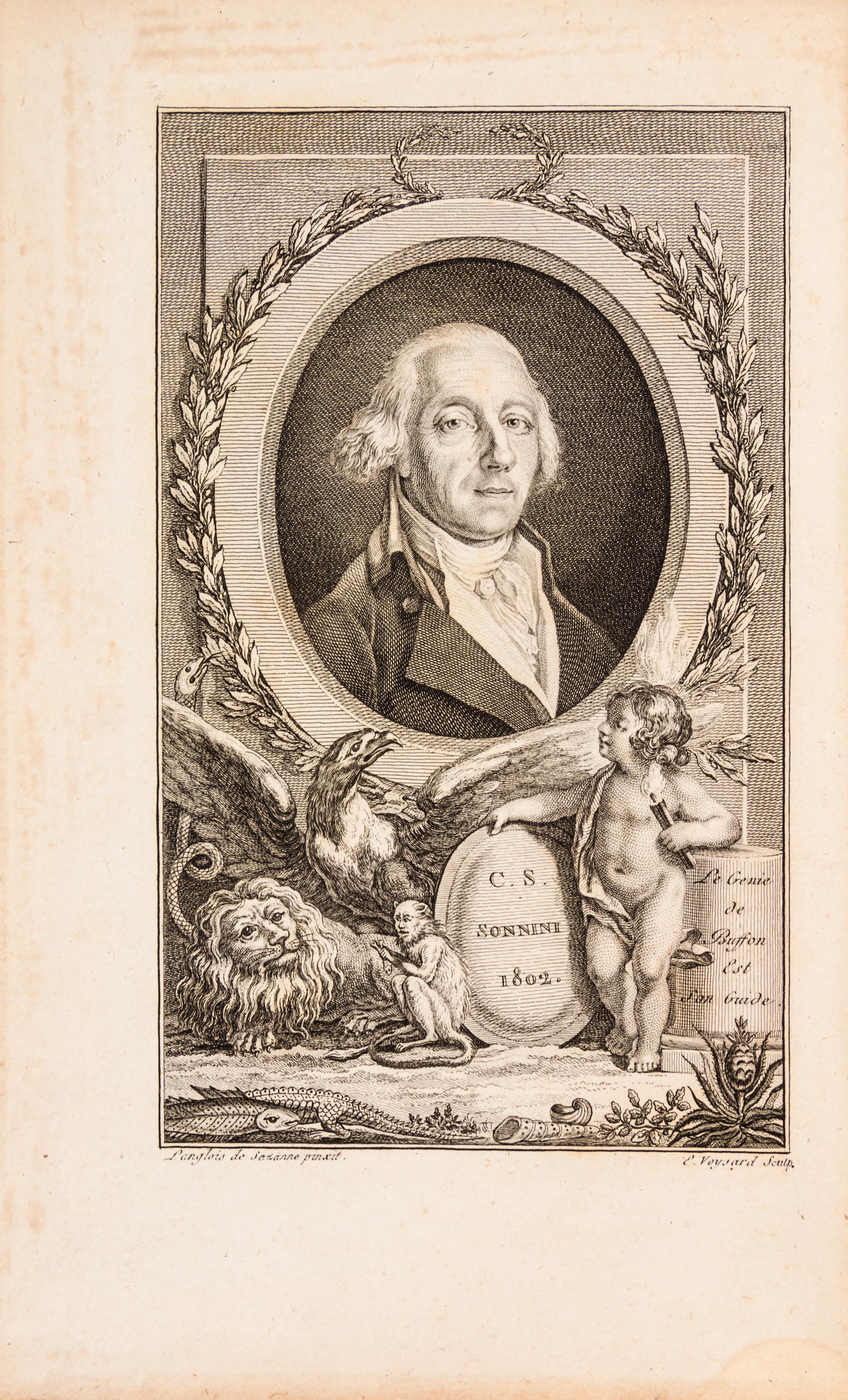 (BUFFON, LECLERC) SONNINI, CHARLES SIGISBERT. Histoire naturelle, generale et particuliere des poissons...Paris, 1803-4. 13 v. 1st ed.