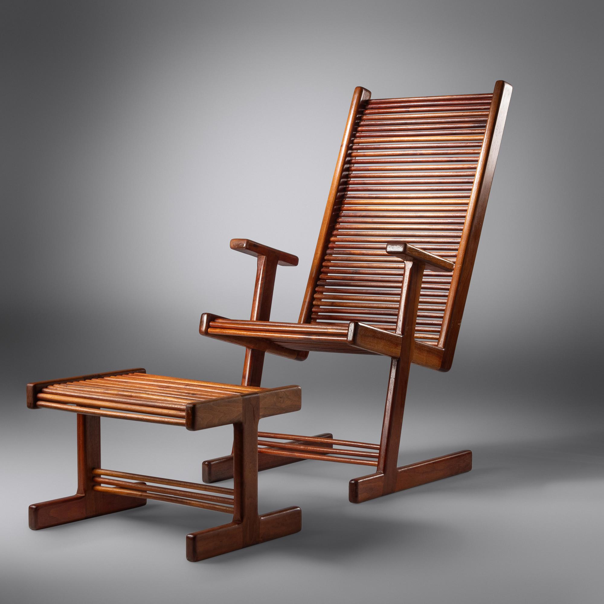 Studio Craft Lounge Chair and Ottoman